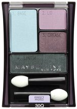 Maybelline New York Expert Wear Eyeshadow Quads, 30q Seashore Frosts Perfect Pas - £6.45 GBP