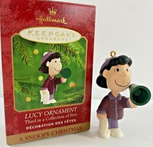 Hallmark Keepsake Christmas Ornament Peanuts LUCY Third in Collection - £10.11 GBP
