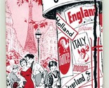 Cunard Line First Class Europe Tours in 1956 Booklet Olson Travel Organi... - £22.10 GBP
