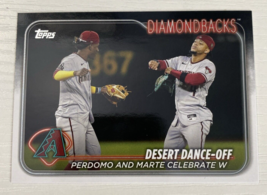 2024 Topps Series 1-#190 Desert Dance-Off Arizona Diamondbacks Perdomo M... - $1.97