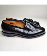 Allen Edmonds Newport Tassel Loafers Black Leather Shoes Made in USA Siz... - £96.25 GBP