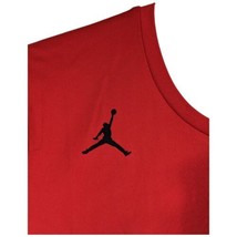 Air Jordan Red Shirt Mens Medium Short Sleeve Nike Training Basketball - £36.12 GBP