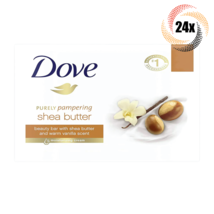 24x Bars Dove Shea Butter Scent Moisturizing Cream Beauty Soap | 135G | 4.75oz - £35.58 GBP