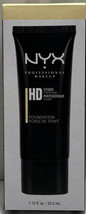 NYX HD High Definition Studio Photogenic Foundation Nude HDF101 New In Box  - £11.67 GBP