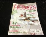 Romantic Homes Magazine December 2014 Winter White Cozy Up to Color Pale... - £9.42 GBP