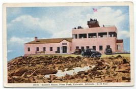 Summit House Pikes Peak Colorado 1948 postcard - £4.74 GBP