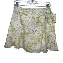 AllSaints Frida Amanzi Mini Skirt Skort Lime Green US Sz 8 Linen Blend N... - $21.73