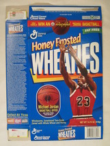Empty Honey Frosted WHEATIES Cereal Box 1997 14.75oz MICHAEL JORDAN [G7E3f] - £12.09 GBP