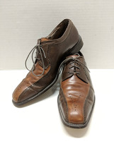 Stacy Adams Men’s Leather Dress Shoes Two Tone Lace Up Size 9.5M - £23.83 GBP