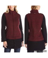 New NWT Prana Warm Red Black Insulated Womens M Jacket Coat Zip Long Con... - £212.92 GBP