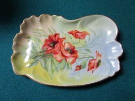Limoges France T&amp;V Poppies PIN Dish 5 X 4 [*91] - £35.29 GBP