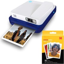 Kodak Smile Classic Digital Instant Camera With Bluetooth (Blue) And 10 Pack Of - £158.28 GBP
