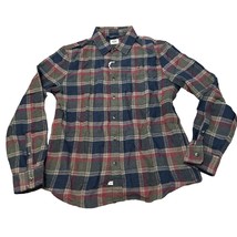 Marine Layer Balboa Classic Fit Olive Plaid Shirt Size Medium New with tags - £37.45 GBP