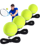 4 Packs Tennis Training Ball with String Tennis Trainer Balls Self Pract... - $19.82