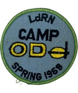 DdRN Camp OD Spring 1969 Girl Scouts of America Patch Badge1960s 1970s - $408.83 MXN