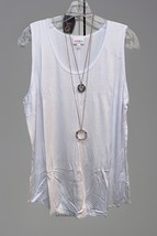 New LuLaRoe 3XL Solid White Regular Tank Top -Cool Comfortable Summer - $25.73