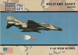 F-4G WILD WEASEL 1991 PRO SET DESERT STORM # 224 - £1.35 GBP