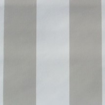 8sr Grey &amp; Ivory Waterhouse Wide Striped Wallpaper - £201.04 GBP