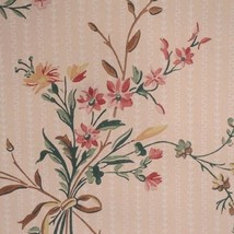 12sr Pink Floral Waterhouse Historic Archival Antebellum Victorian Wallp... - £328.63 GBP