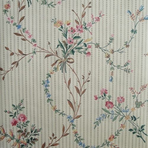 12sr  Floral Waterhouse Historic Archival Antebellum Victorian Wallpaper - $420.75