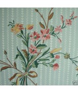 12sr Blue Floral Waterhouse Historic Archival Antebellum Victorian Wallp... - £335.11 GBP