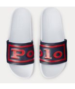Polo Ralph Lauren Men's Slides Size 10 Beach Sandals Navy Red NWT - $76.61