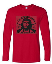 LA REVOLUCION CHE guevara long sleeve Tshirts screen printed  longsleeve... - $19.99