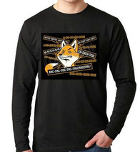 foxy says ding dong fox says Long sleeve shirt  Cool Funny Humorous long sleeved - £15.72 GBP