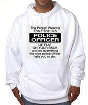 police officer cool funny hoodie sweater shirt hoody t-shirts hoodies - £27.88 GBP