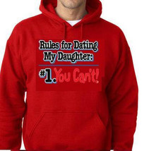 rules for dating my daughter funny hoodie sweaters shirt hoody t-shirts hoodies - £11.21 GBP