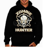 hoodies:zombie hunter skull hoodie sweater shirt hoody - £11.98 GBP