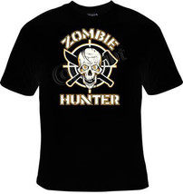 zombie hunter gift Cool Funny Humor Shirts  Tee Rude Tees Offensive T-Shirts Off - £12.02 GBP