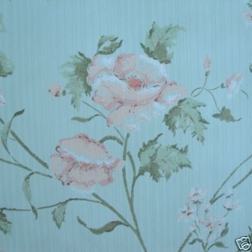 Primary image for 14sr Green w/Roses Strahan Discount Designer Wallpaper