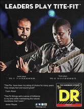 Animals as Leaders Tosin Abasi Javier Reyes 2012 DR guitar strings ad print - £3.16 GBP