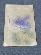 Antique Birthday Greetings Postcard Card Posted KG JD - $3.96