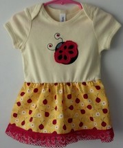 Infant Bodysuit Skirt Ladybug Size 18 - 24 Months plus Headband - £17.50 GBP