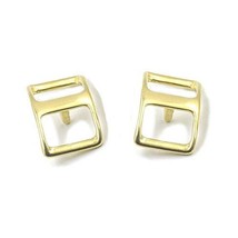 Fujiyuan 2 Pcs 16mm Solid Brass Harness Buckle Belt Bag Harness Horse Br... - $6.16