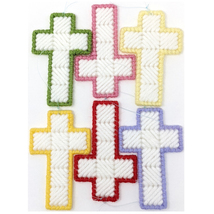 Easter Cross Christmas Ornaments - $30.00