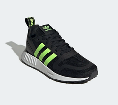 new adidas MULTIX J originals Youth SHOES sz 5.5 6.5 7 black run gym sneakers - £43.87 GBP