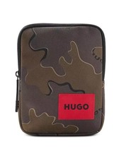 Hugo Boss Men&#39;s Camouflage Polyester Ethon Reporter Bag Green OS B4HP - £37.83 GBP