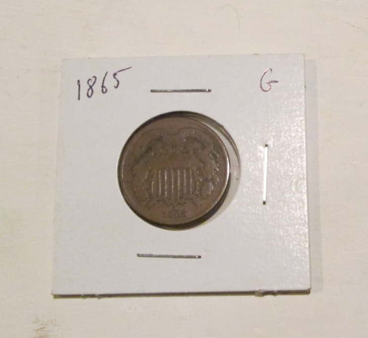 Primary image for 1865 US Two Cent Piece