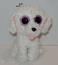 TY Pippie Beanie Babies Boos The Dog White plush toy - £7.62 GBP