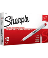 37002 Permanent Markers, Ultra Fine Point, Red, 12 Count - €17,16 EUR 37002 Permanent Markers, Ultra Fine Point, Red, 12 Count - €17,16 EUR