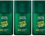 (3 Ct) Garnier Fructis Style Matte and Messy Liquid Hair Putty for Men 4... - £23.80 GBP