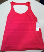 NWT Ideology Women&#39;s Bright Pink Burnout Essential Semi fitted Tank XXL - £23.58 GBP