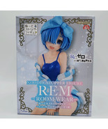 Re:Zero Rem Room Wear Noodle Stopper Figure (Blue) - $666.38 MXN