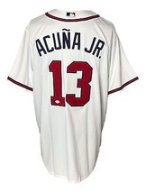 Ronald Acuna Jr. Signé Atlanta Braves Majestic Refroidir Base Jersey 18 ... - $339.49