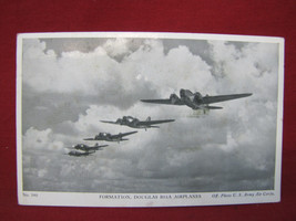 Vintage Formation of Douglas B18A  Plane Postcard #110 - £15.49 GBP