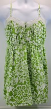 MM) Women&#39;s Arizona Jean Co. Cotton Spaghetti Strap Summer Green Dress L... - $14.84