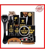 Organic Beard Care Set: Conditioner, Oil, Comb &amp; Scissors - Ideal Men&#39;s ... - $538.81 MXN